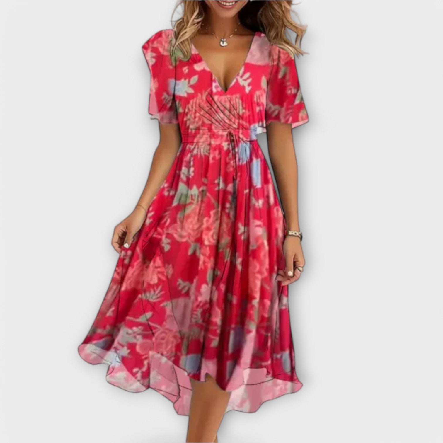 Ariane™ | Robe féminine à col en V